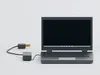 Open Laptop with Keyboard Hinges and Charger 3D model | CGTrader
