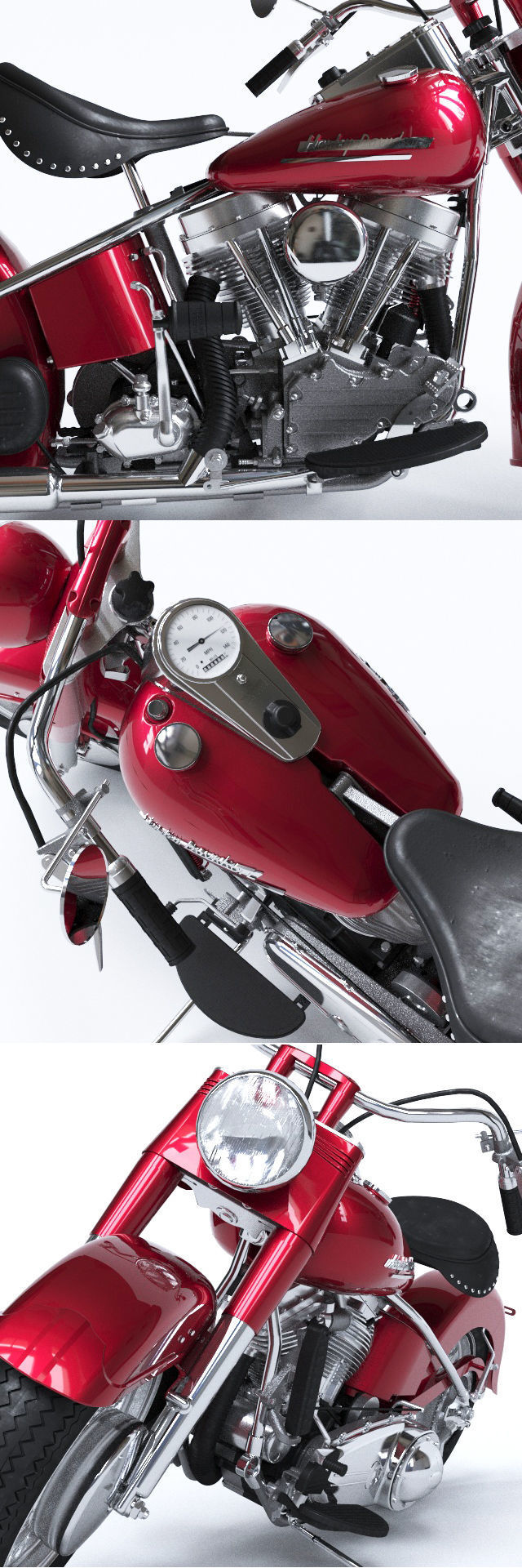 Harley davidson 3D model_1