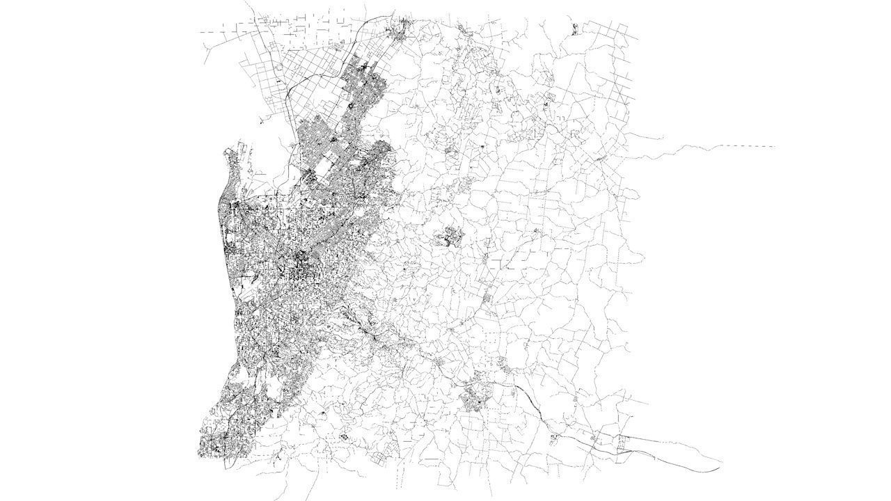 Adelaide Road Network and Streets 3D model_9