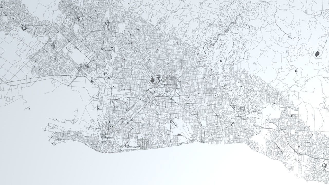 Adelaide Road Network and Streets 3D model_5