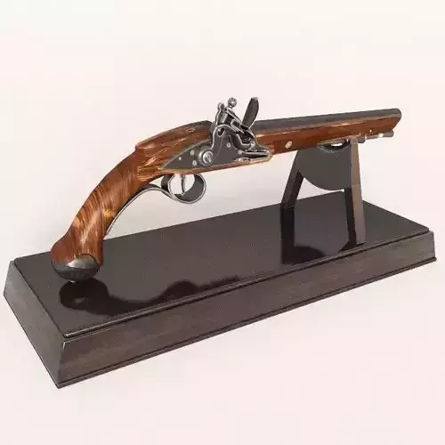 Flintlock  Pistol 3D model