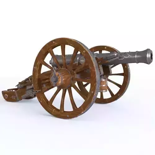 Old gun 3D model