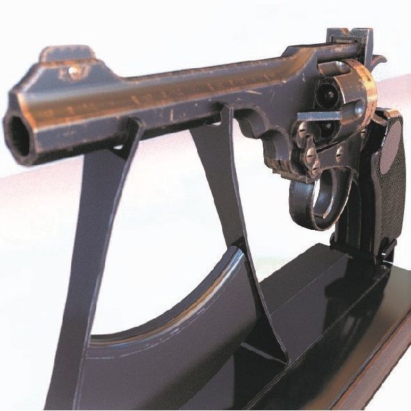 Revolver 3D model_2