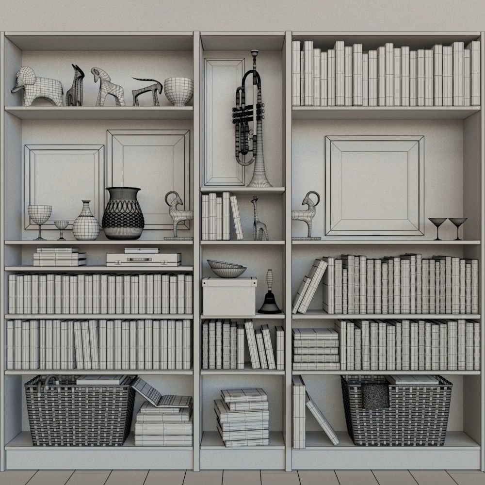 decorative set number 37 3D model_1