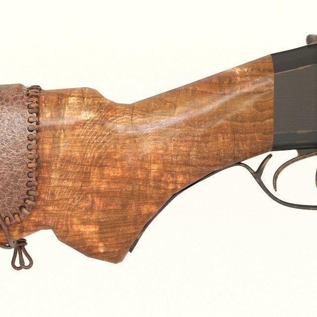 12gauge duble barrel 3D model_7