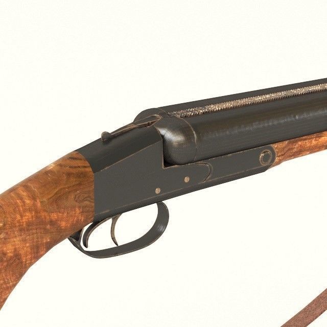 12gauge duble barrel 3D model_3