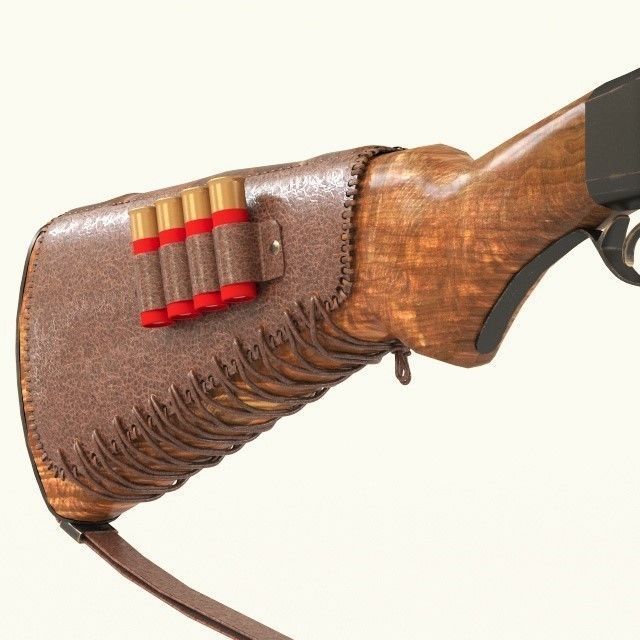 12gauge duble barrel 3D model_6