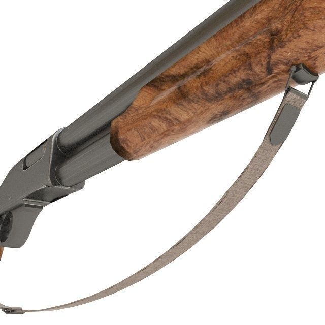 Shotgun m870 3D model_3