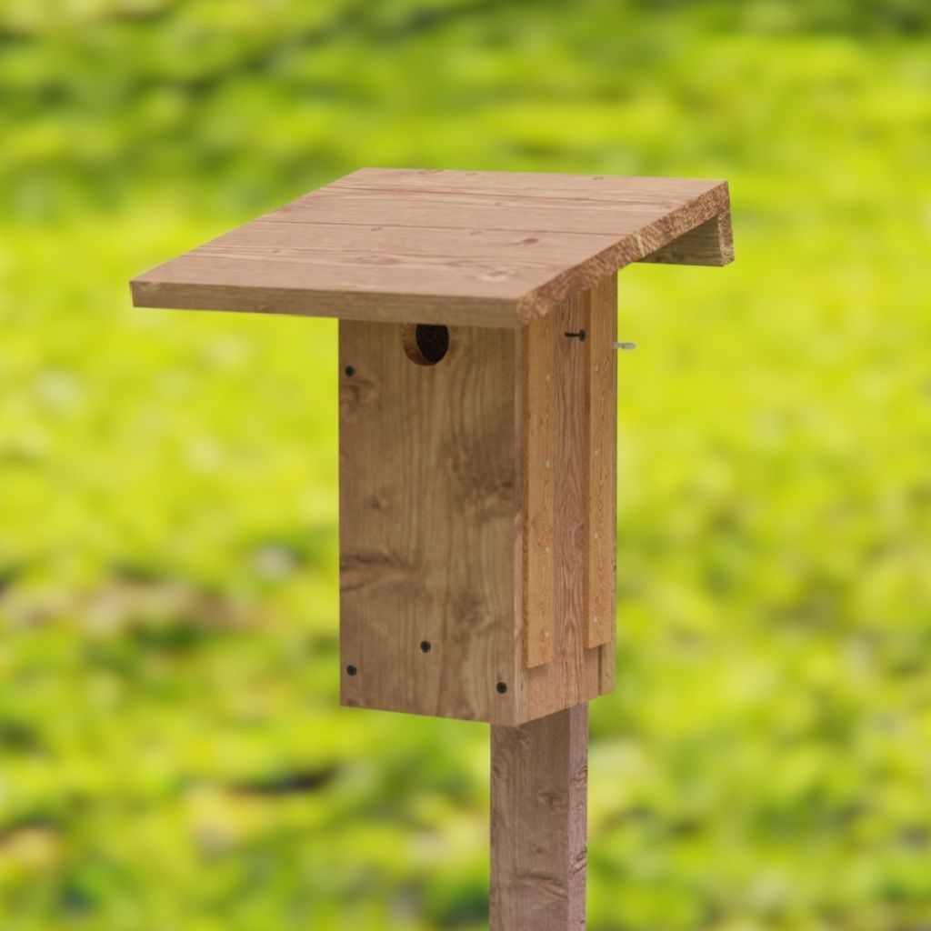Birdhouse for Bluebirds 3D model
