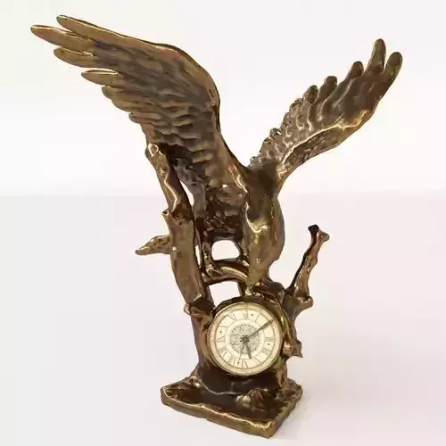 Eagle clocks tatuette