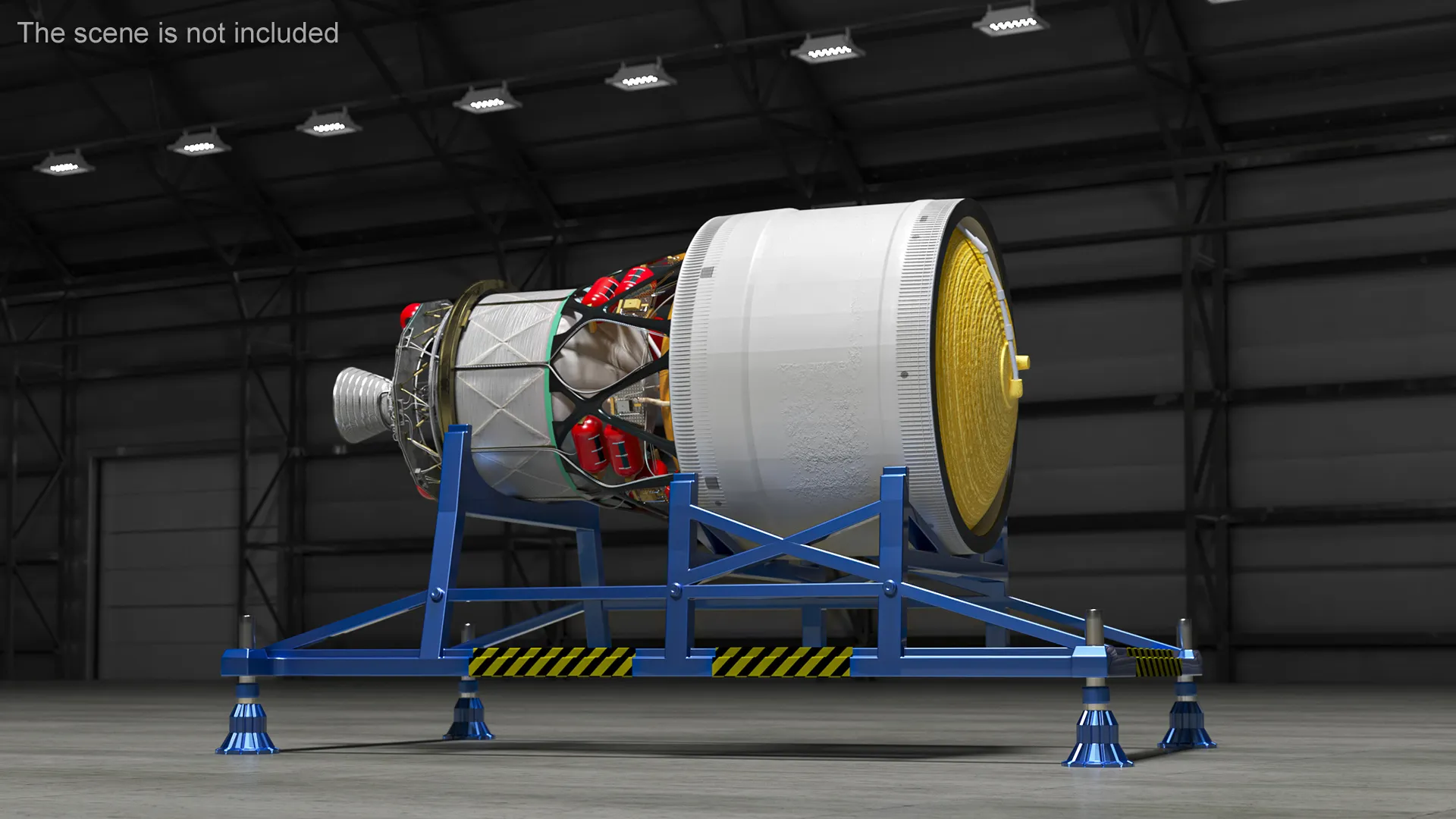Model Rocking Engine Generic Space Rocket Engine 3D model | CGTrader