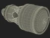 Generic Space Rocket Engine 3D model | CGTrader