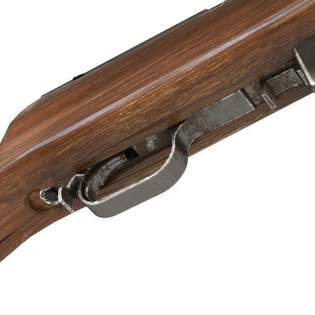  Soviet semi-automatic carbine 3D model_3