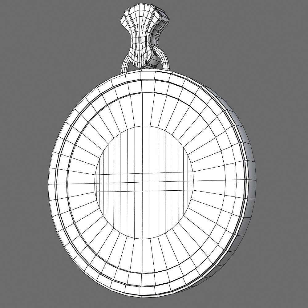 Fantasy amulet 3D model_1