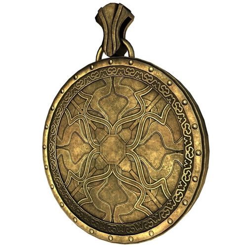Fantasy amulet 3D model
