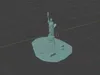Statue of Liberty 3D Model - New York Landmark 3D model | CGTrader