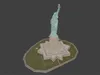Statue of Liberty 3D Model - New York Landmark 3D model | CGTrader