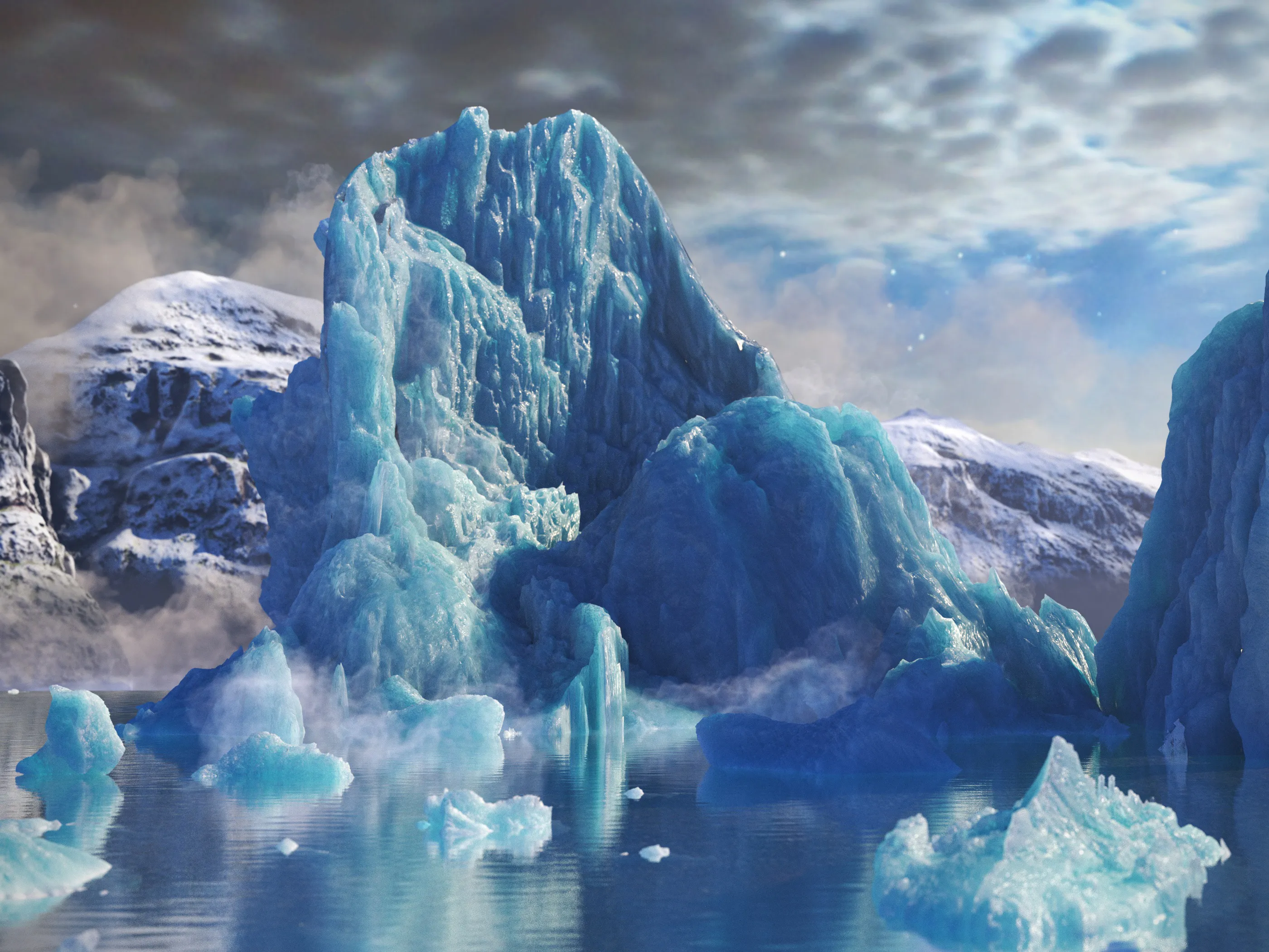 3D model Ice Lake VR / AR / low-poly | CGTrader