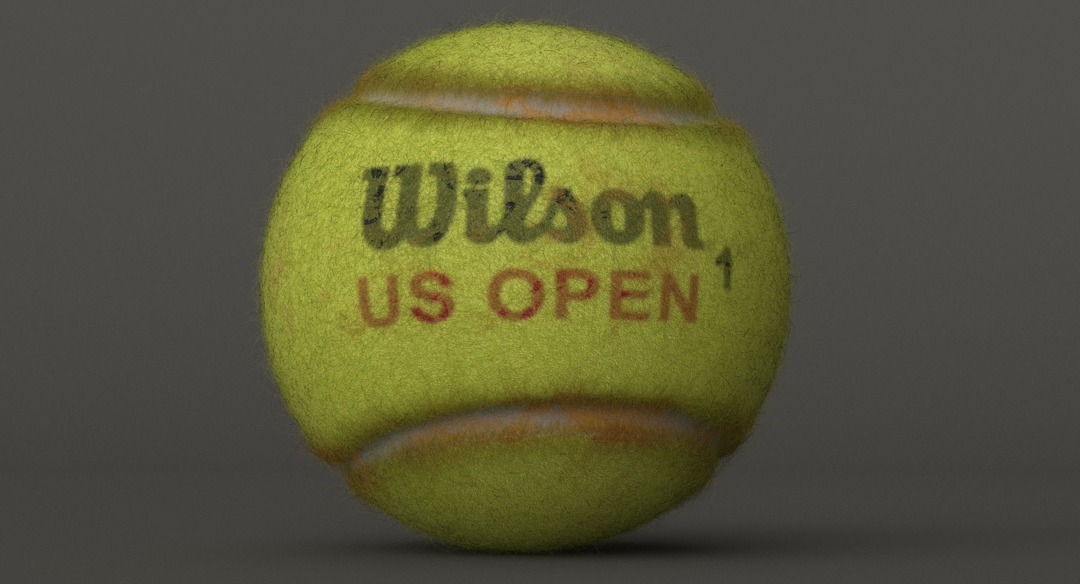 Tennis Ball  Low-poly 3D model_15