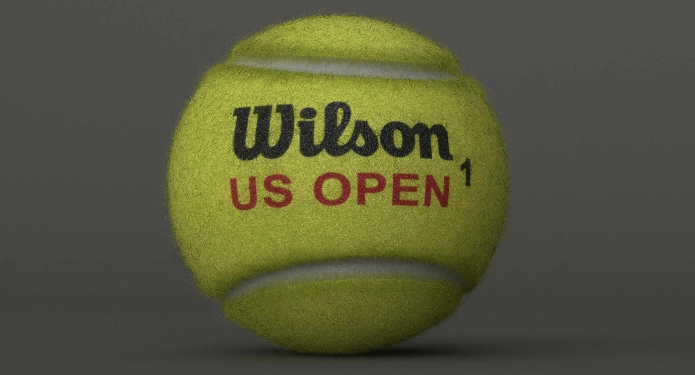 Tennis Ball  Low-poly 3D model_14