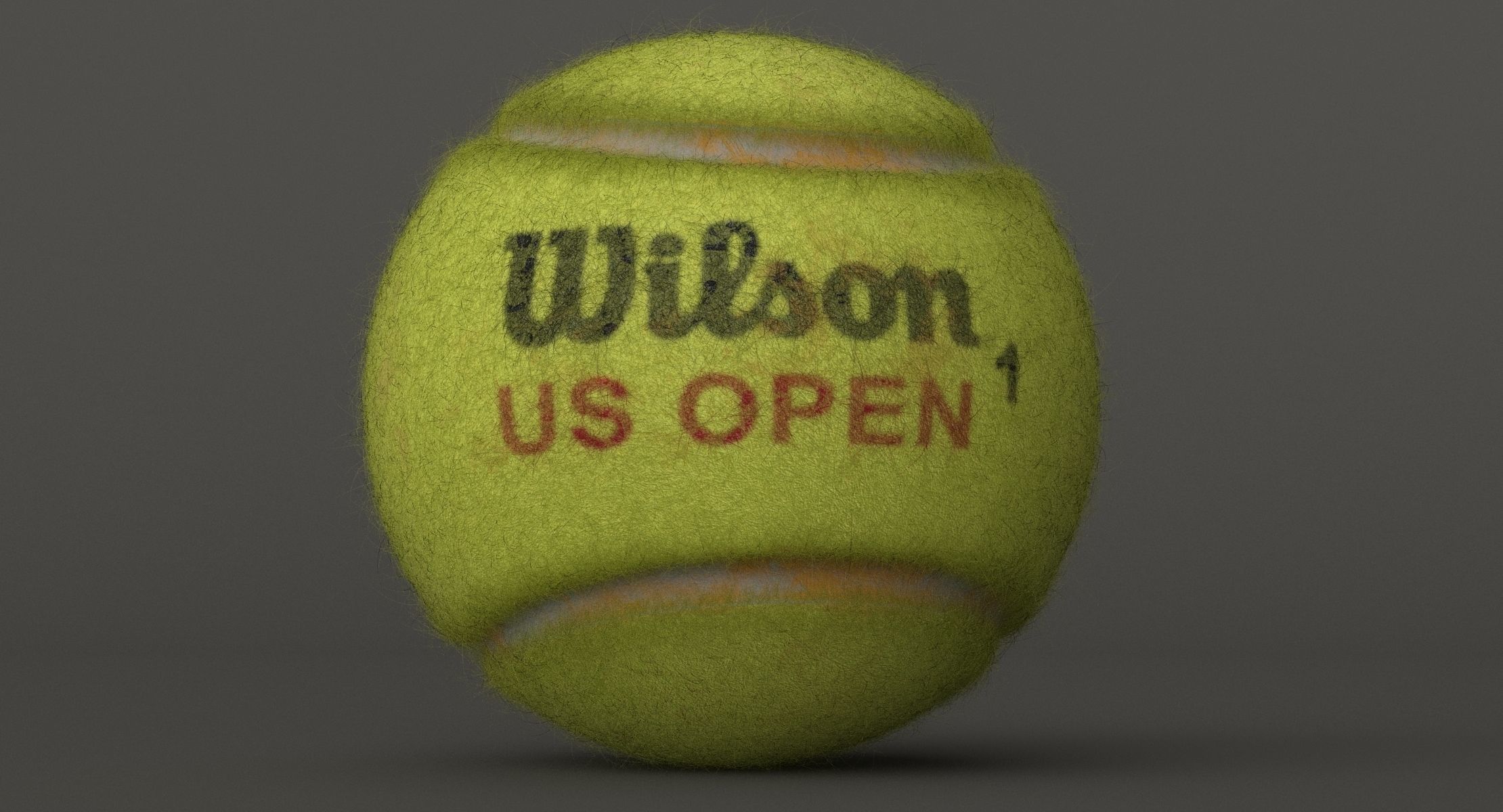Tennis Ball  Low-poly 3D model_12