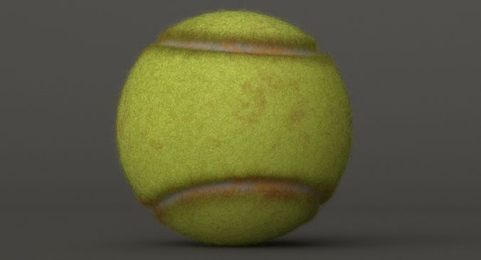 Tennis Ball  Low-poly 3D model
