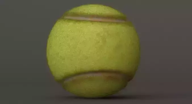 Tennis Ball  Low-poly 3D model