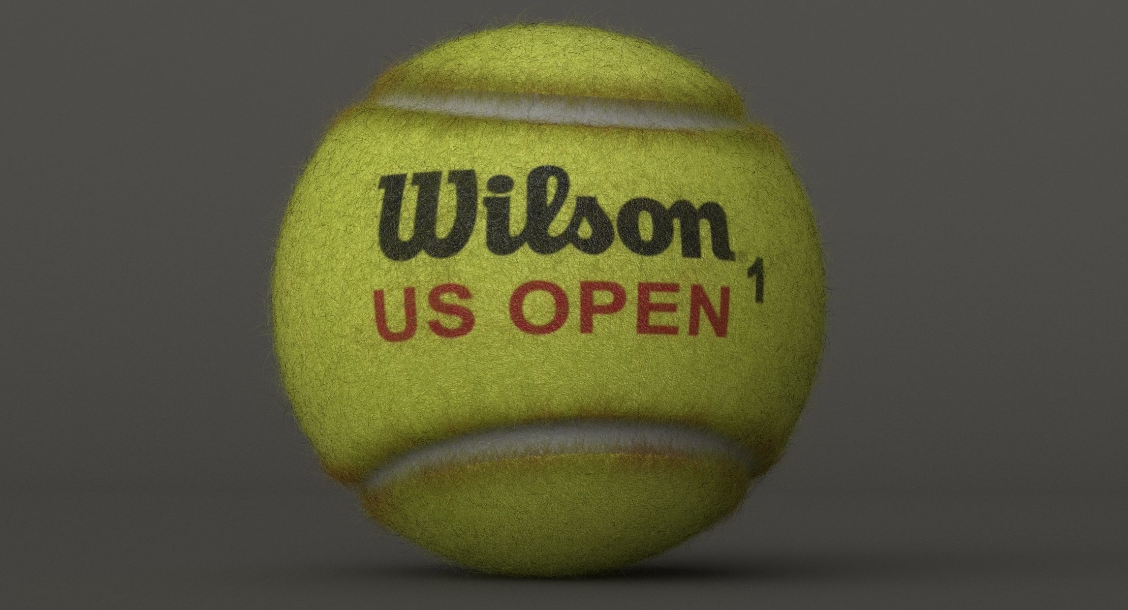 Tennis Ball  Low-poly 3D model_13