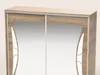 Bedroom Wardrobe With Decorative Mirror Panels 3D model animated rigged ...