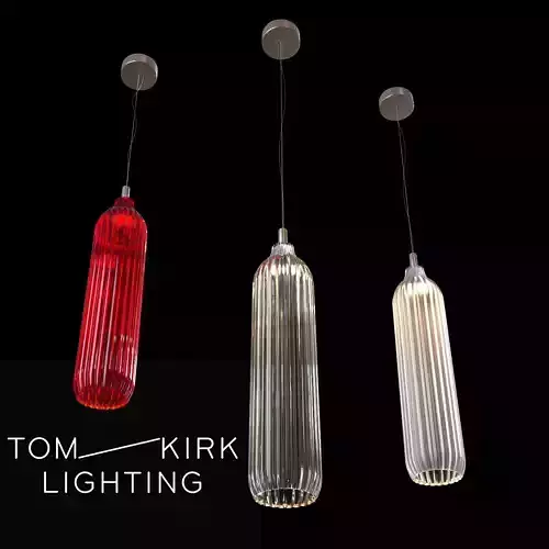 Flute Pendant by Tom Kirk Lighting 3D model