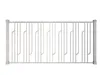 Modern Black Metal Railing Design Decorative MS Balcony Grill 3D model ...