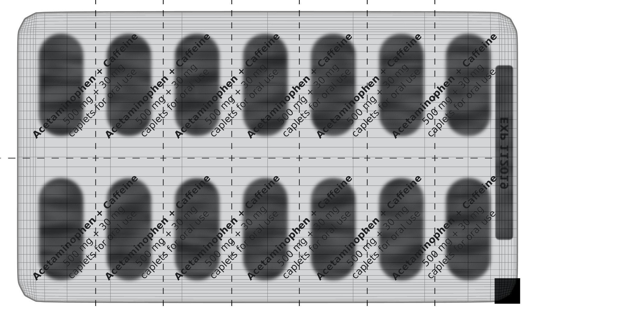 Medicine Pills Blister 3D model_16