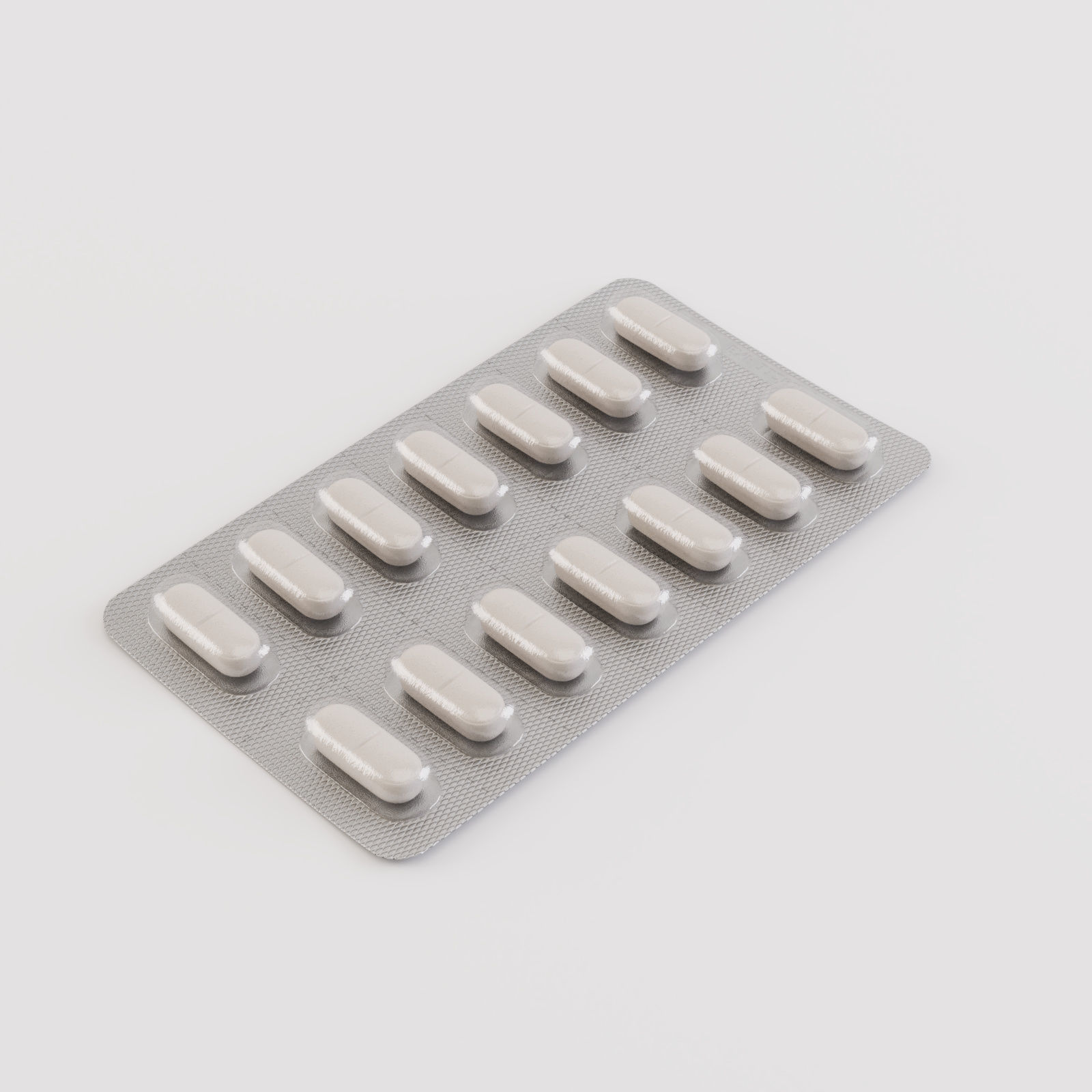 Medicine Pills Blister 3D model_4