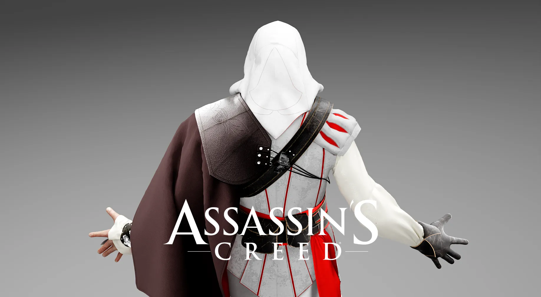 Assassins Creed Ezio Auditore CLO3D Marvelous Designer 3D model