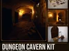 3D model Dungeon and Cavern Modular Kit with Mine Tunnels VR / AR / low ...