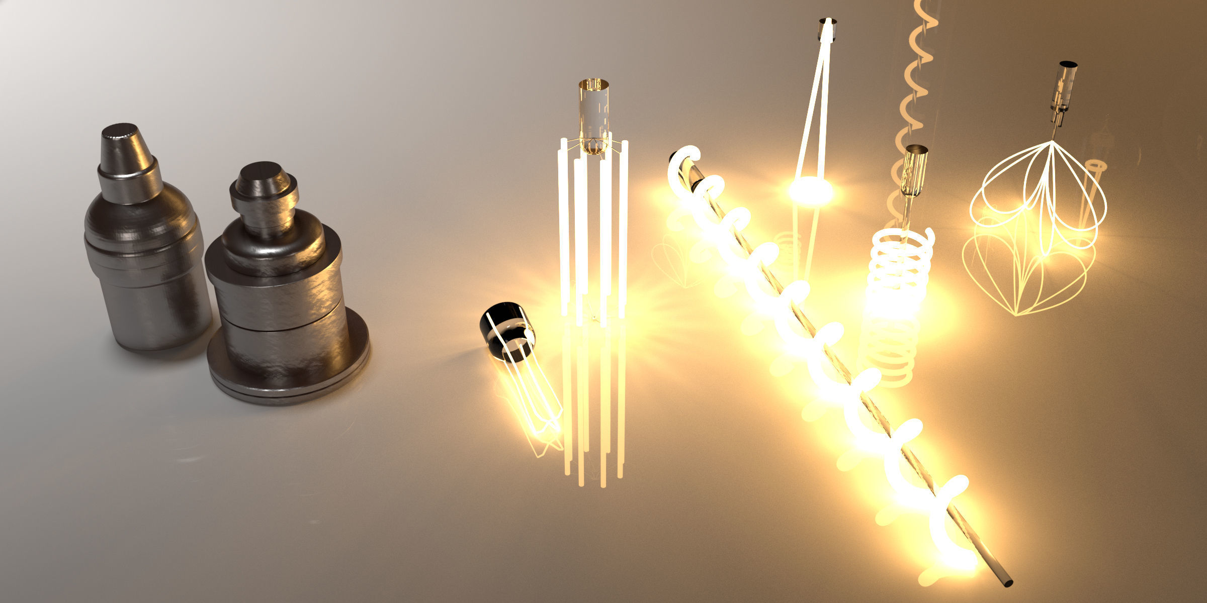 Light Bulb Kit 3D model_2