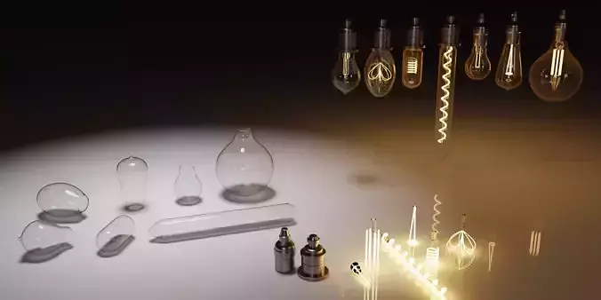 Light Bulb Kit 3D model