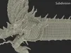 Serpent Dragon God Green 3D model | CGTrader