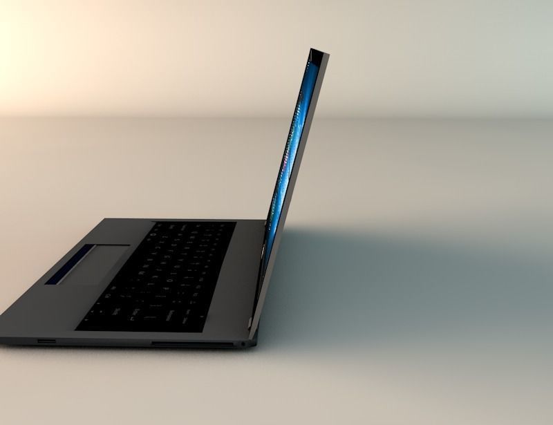 notebook acer F15-573-566F Free low-poly 3D model_4