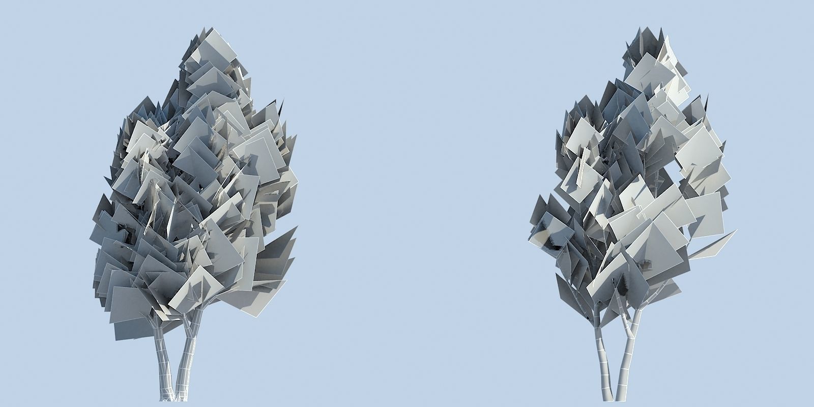 Lowpoly 3Dmodel tree VR AR game 3LOD number36 Low-poly 3D model_2