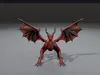 3D model Fire Dragon - Rigged and Animated VR / AR / low-poly | CGTrader