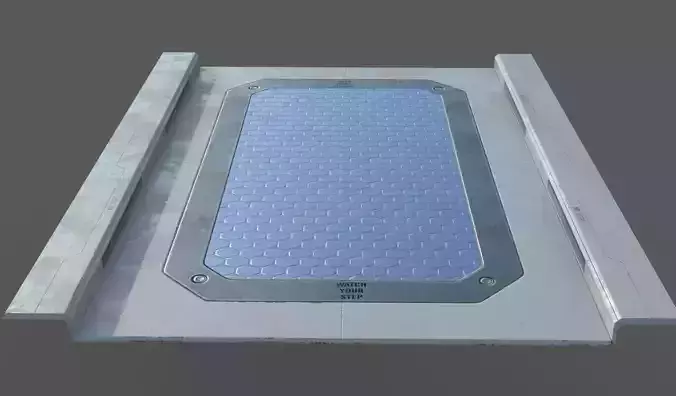 Sci Fi Floor Game Ready Lowpoly