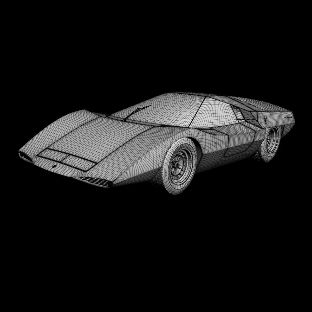 Fiat Abarth 2000 Scorpione 3D model_15