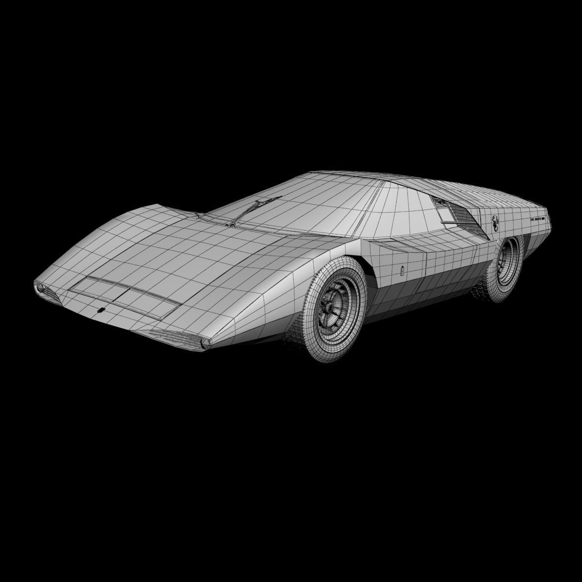 Fiat Abarth 2000 Scorpione 3D model_14