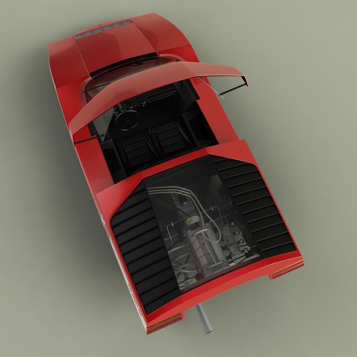 Fiat Abarth 2000 Scorpione 3D model_8