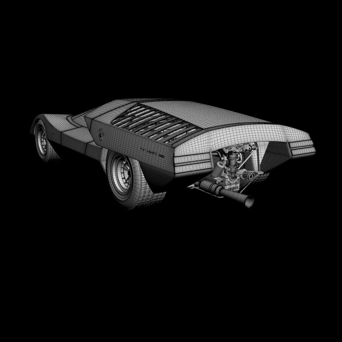 Fiat Abarth 2000 Scorpione 3D model_17