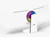 Desktop Monitor With Angular Silver Stand 3D model | CGTrader