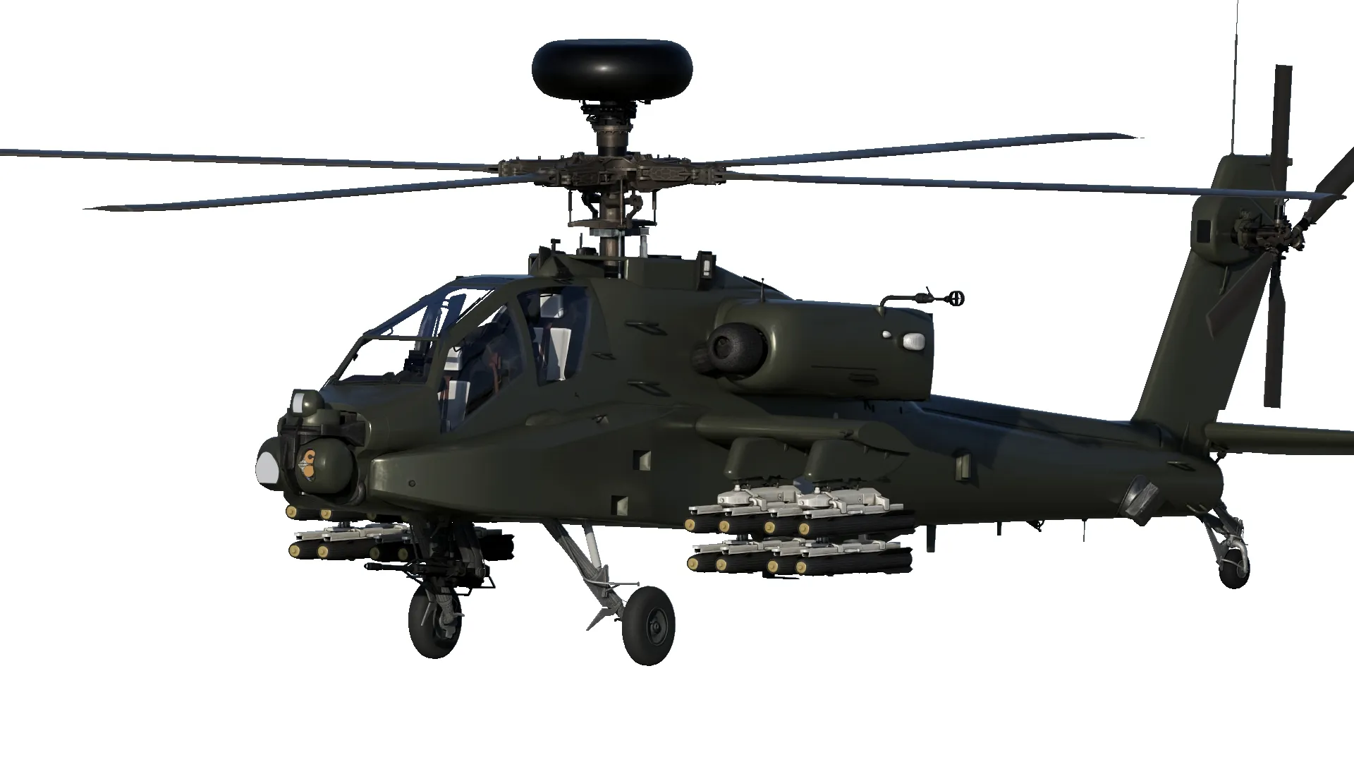 MILITARY DETAILED HELICOPTER WITH INTERIOR 3D model | CGTrader