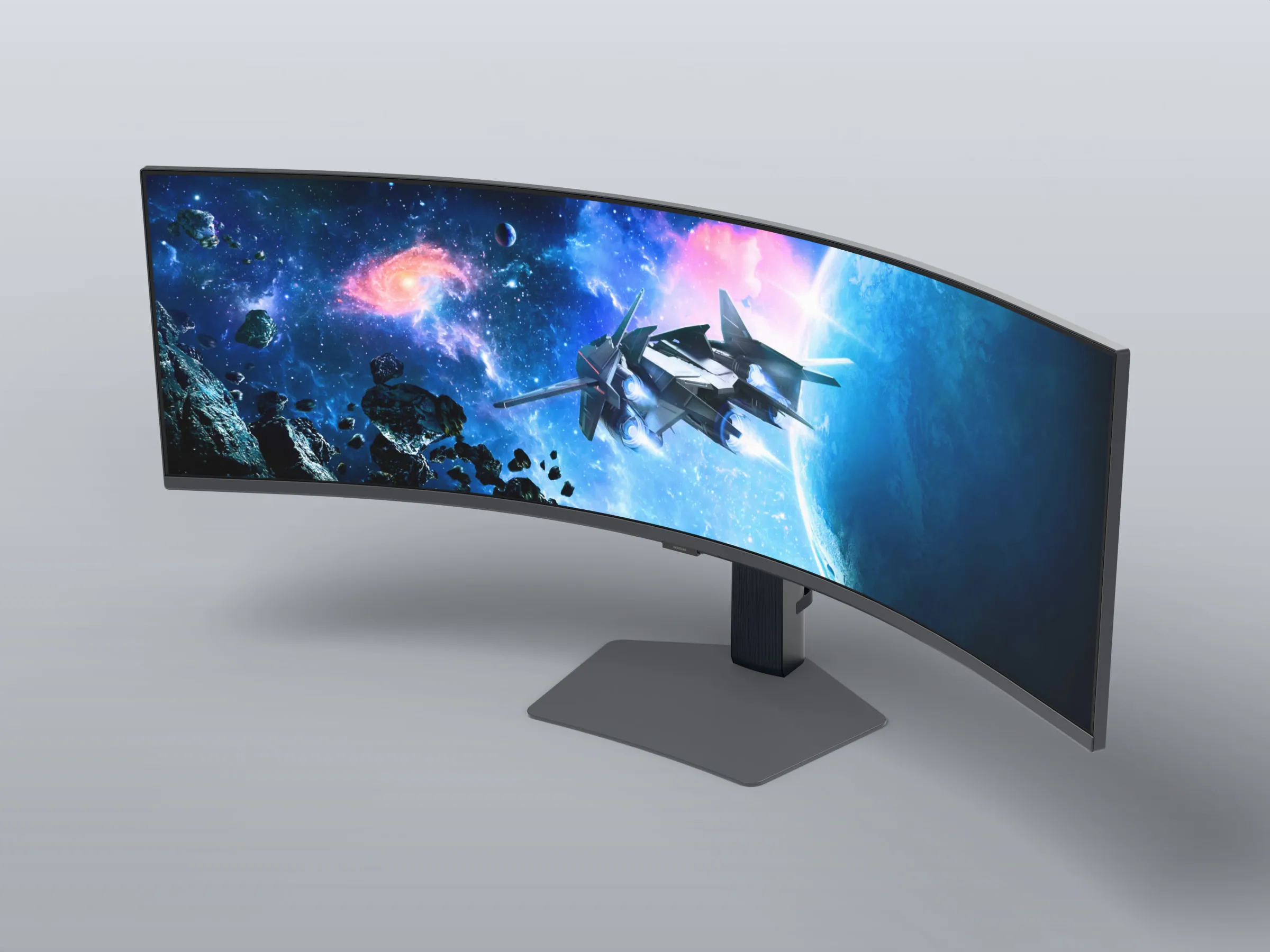 Dedtom Screen Computer Monitor With Curved Widescreen 3D model | CGTrader