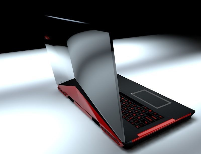 Notebook  DX F4-750 i7 Free 3D model_7